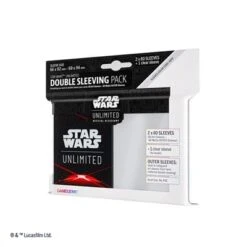 ASMODEE Star Wars: Unlimited Art Sleeves Double Sleeving Pack - Space Red