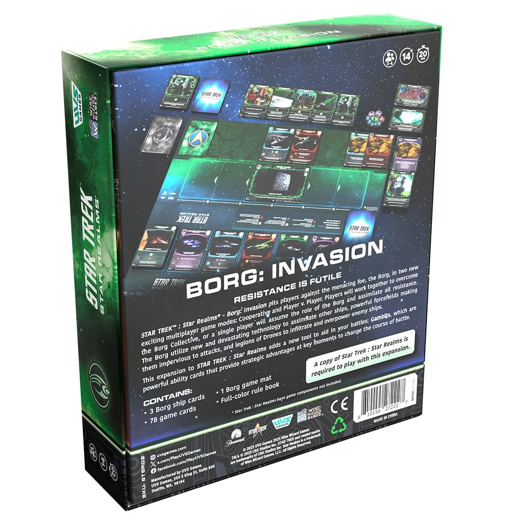 ASMODEE Star Trek: Star Realms - Borg: Invasion Expansion (Pre-Order) 2 ASMODEE Star Trek: Star Realms - Borg: Invasion Expansion (Pre-Order) - Image 2