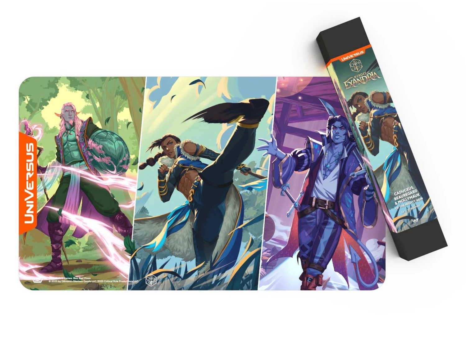 UniVersus CCG: Critical Role - Caduceus, Beau, & Mollymauk Playmat 1 UniVersus CCG: Critical Role - Caduceus, Beau, & Mollymauk Playmat