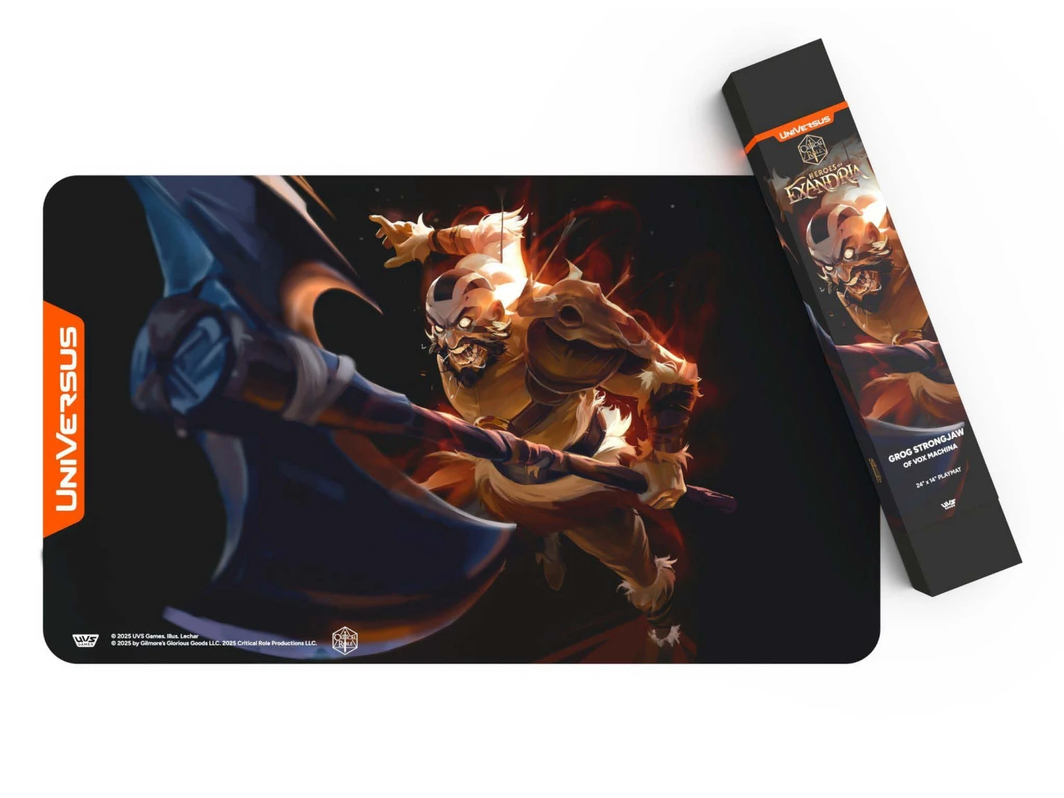 UniVersus CCG: Critical Role - Grog Strongjaw Playmat 1 UniVersus CCG: Critical Role - Grog Strongjaw Playmat