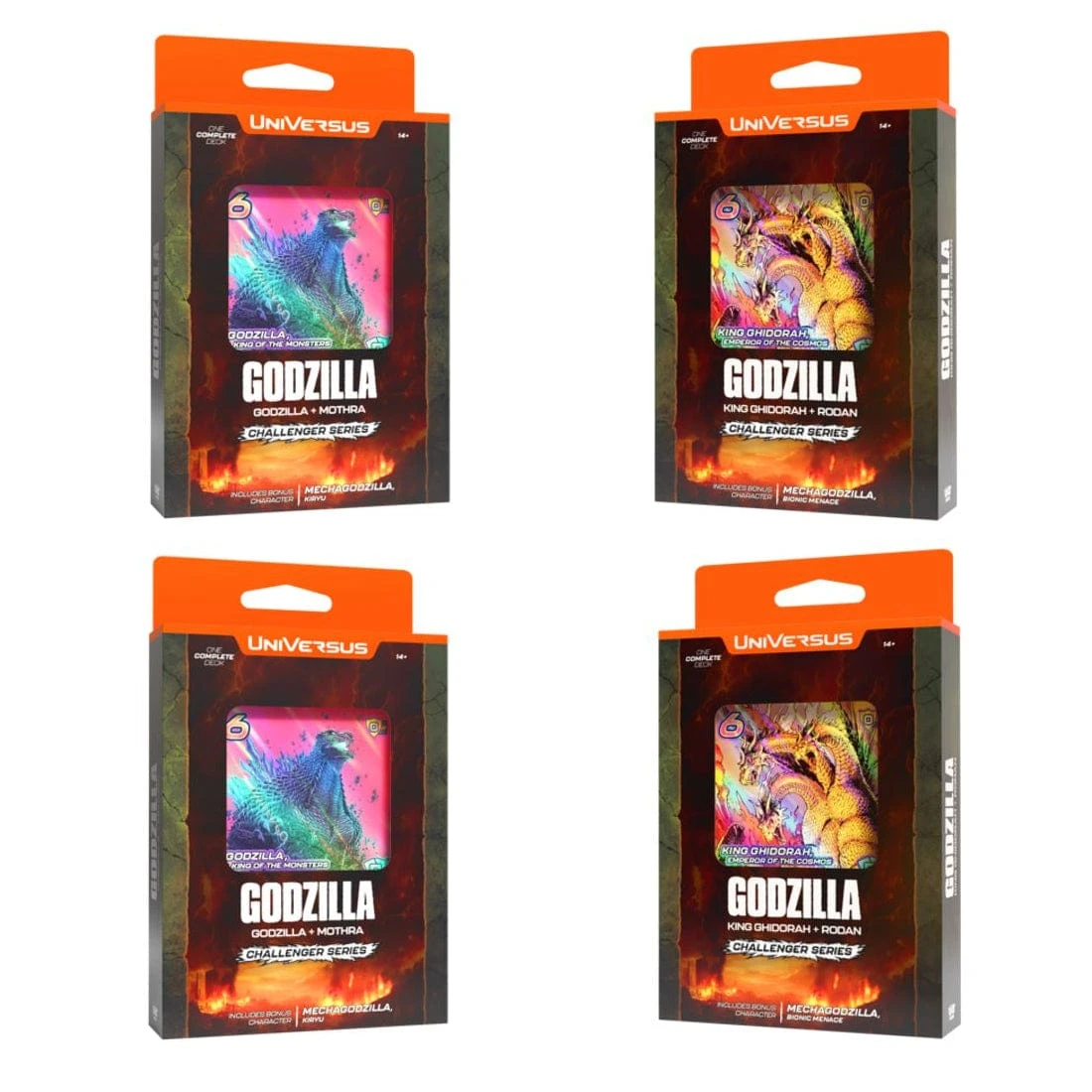 Universus CCG: Godzilla Challenger Series Assorted Display (4CT) 1 Universus CCG: Godzilla Challenger Series Assorted Display (4CT)
