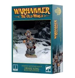 Games Workshop Warhammer The Old World: Dwarfen Mountain Holds - Dwarf King With Oathstone