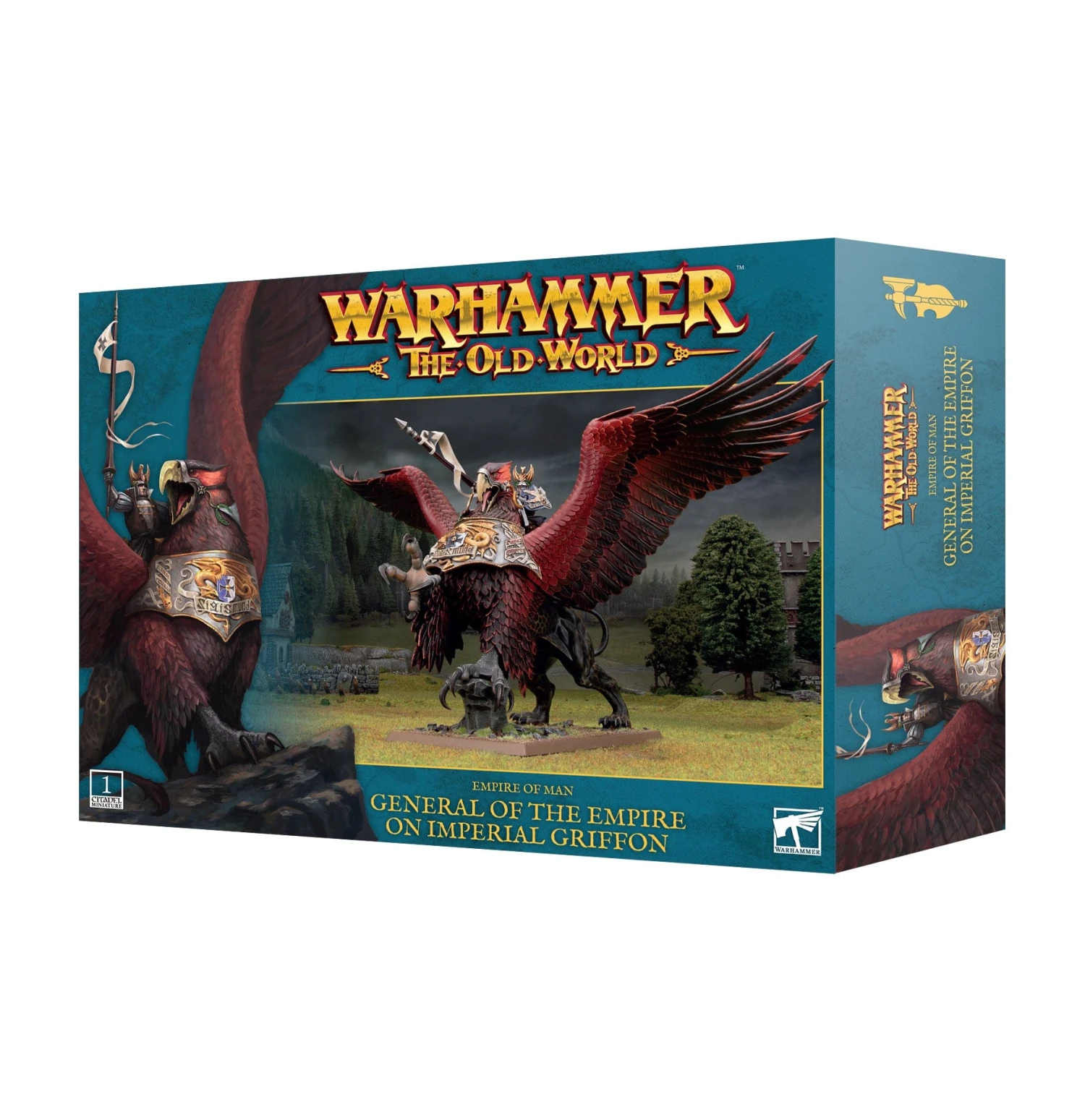 Games Workshop Warhammer The Old World: Empire Of Man: General Of The Empire On Imperial Griffon 1 Games Workshop Warhammer The Old World: Empire Of Man: General Of The Empire On Imperial Griffon
