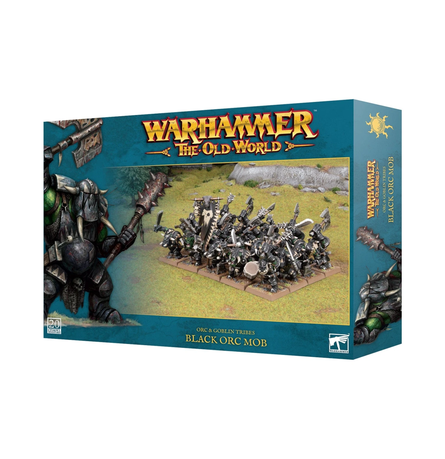 Games Workshop Warhammer The Old World: Orcs And Goblins - Black Orc Mob 1 Games Workshop Warhammer The Old World: Orcs And Goblins - Black Orc Mob