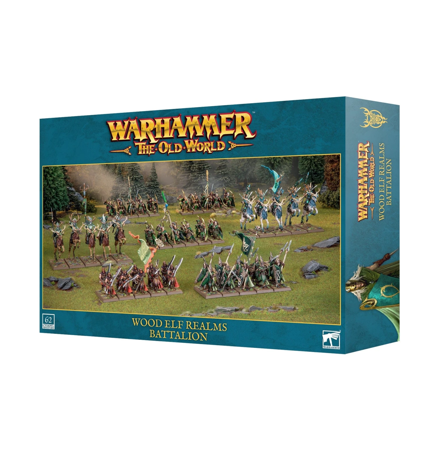 Games Workshop Warhammer The Old World: Wood Elf Realms: Battalion 1 Games Workshop Warhammer The Old World: Wood Elf Realms: Battalion