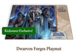 Warlord: Saga Of The Storm CCG - Kickstarter Exclusive Dwarven Forges Playmat (Pre-Order)