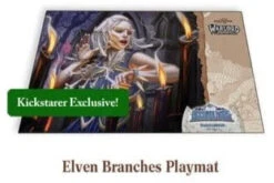Warlord: Saga Of The Storm CCG - Kickstarter Exclusive Elven Branches Playmat (Pre-Order)