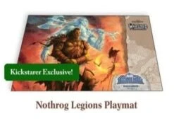 Warlord: Saga Of The Storm CCG - Kickstarter Exclusive Nothrog Legions Playmat (Pre-Order)