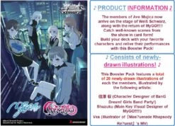 Weiss Schwarz: MyGO!!!!! X Ave Mujica - Booster Display [English Version]