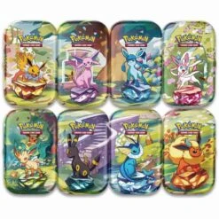 Pokemon TCG: Scarlet And Violet - Prismatic Evolutions Mini Tin Display (Pack Of 8) -Gamers Guilds Store gamers guild az wholesale pokemon tcg scarlet and violet prismatic evolutions mini tin display pack of 8 street date 02 07 2025 order due by 12 02 2024 price 67 93 pokemon 53078352429419