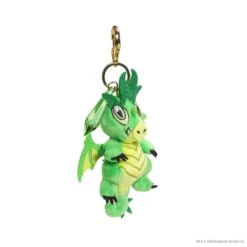 Dungeons And Dragons: 3-Inch Plush Charms: Gem Wyrmlings - Emerald (Pre-Order)