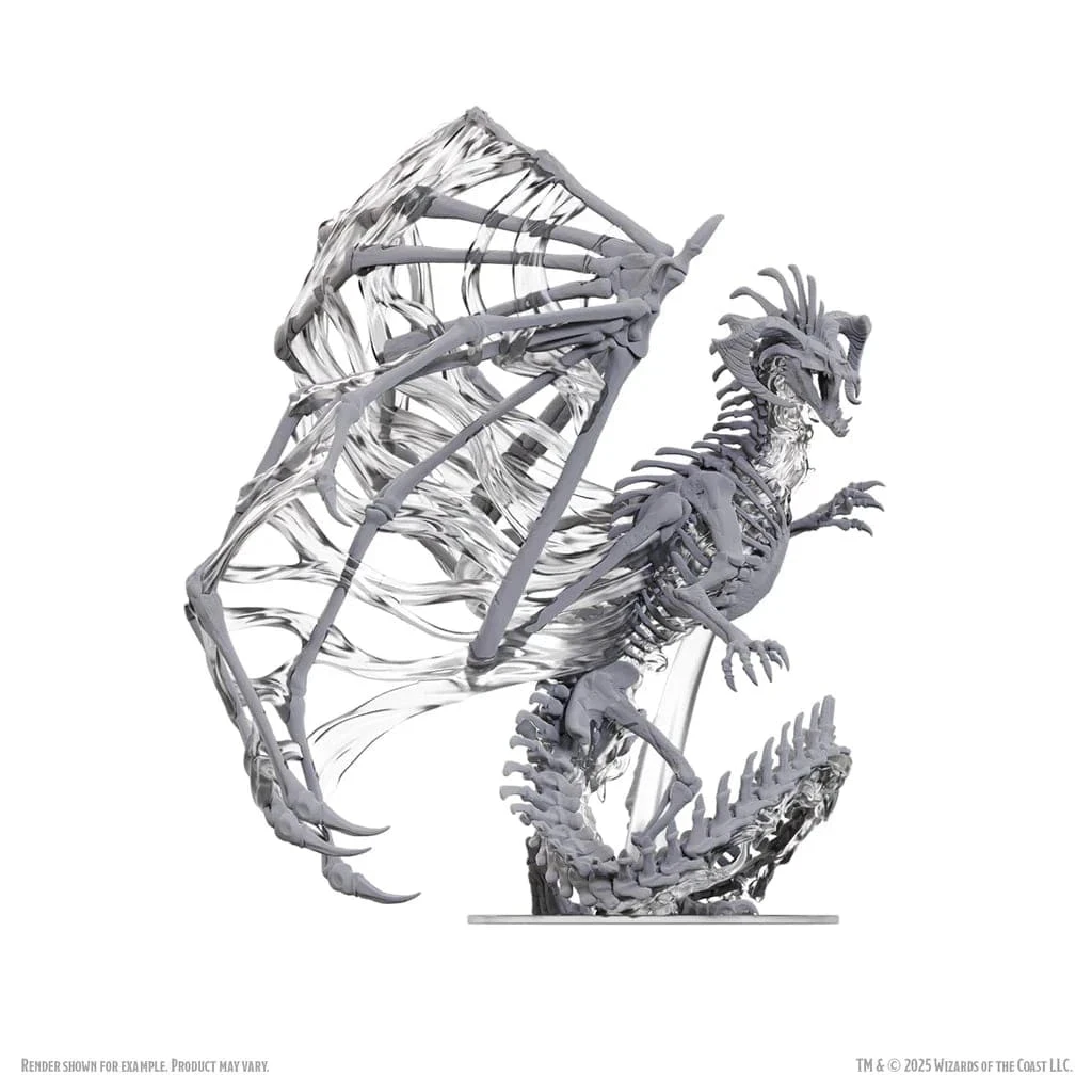 Dungeons & Dragons: Nolzur's Marvelous Unpainted Miniatures - Black Dracolich Boxed Miniature (Pre-Order) 4 Dungeons & Dragons: Nolzur's Marvelous Unpainted Miniatures - Black Dracolich Boxed Miniature (Pre-Order) - Image 4