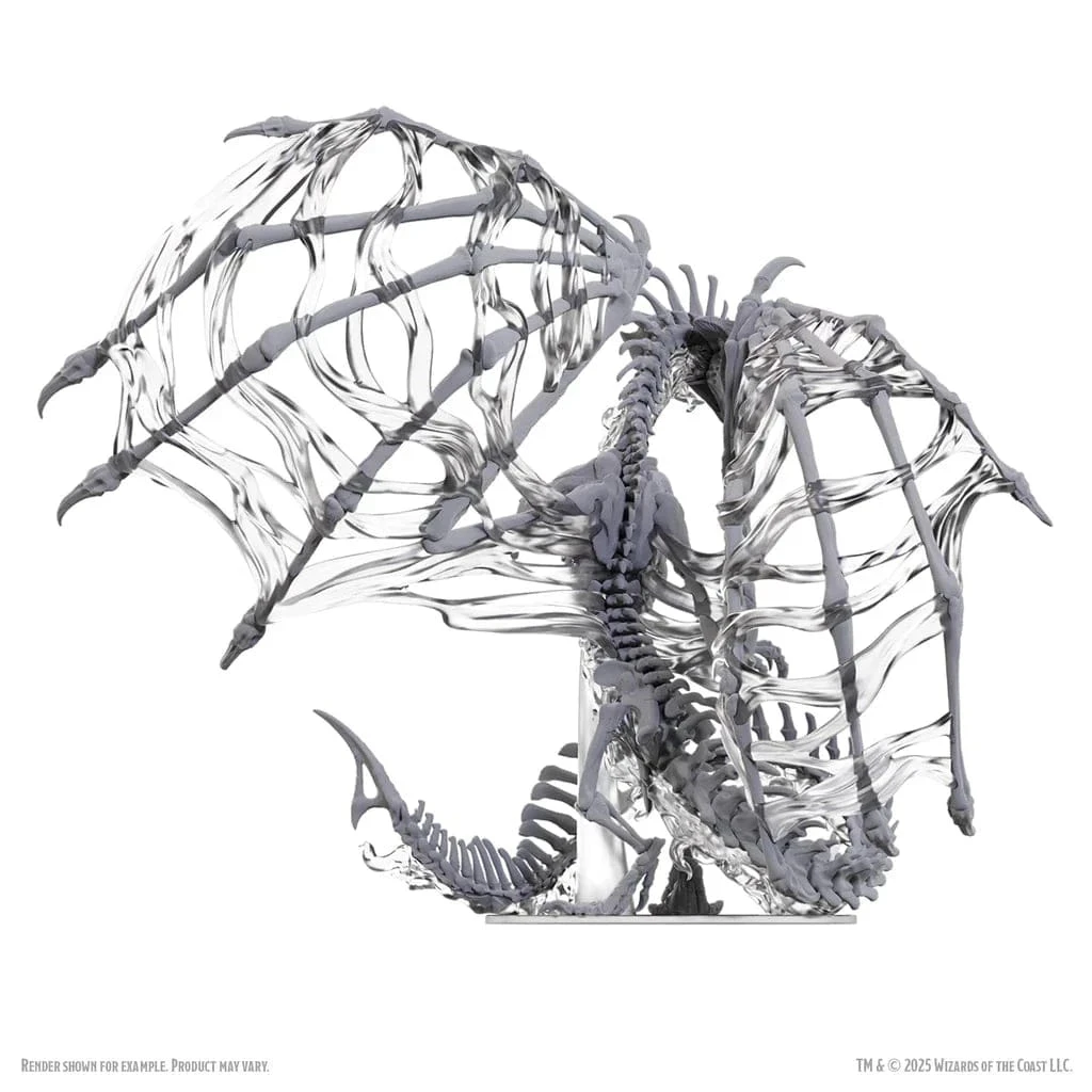 Dungeons & Dragons: Nolzur's Marvelous Unpainted Miniatures - Black Dracolich Boxed Miniature (Pre-Order) 3 Dungeons & Dragons: Nolzur's Marvelous Unpainted Miniatures - Black Dracolich Boxed Miniature (Pre-Order) - Image 3