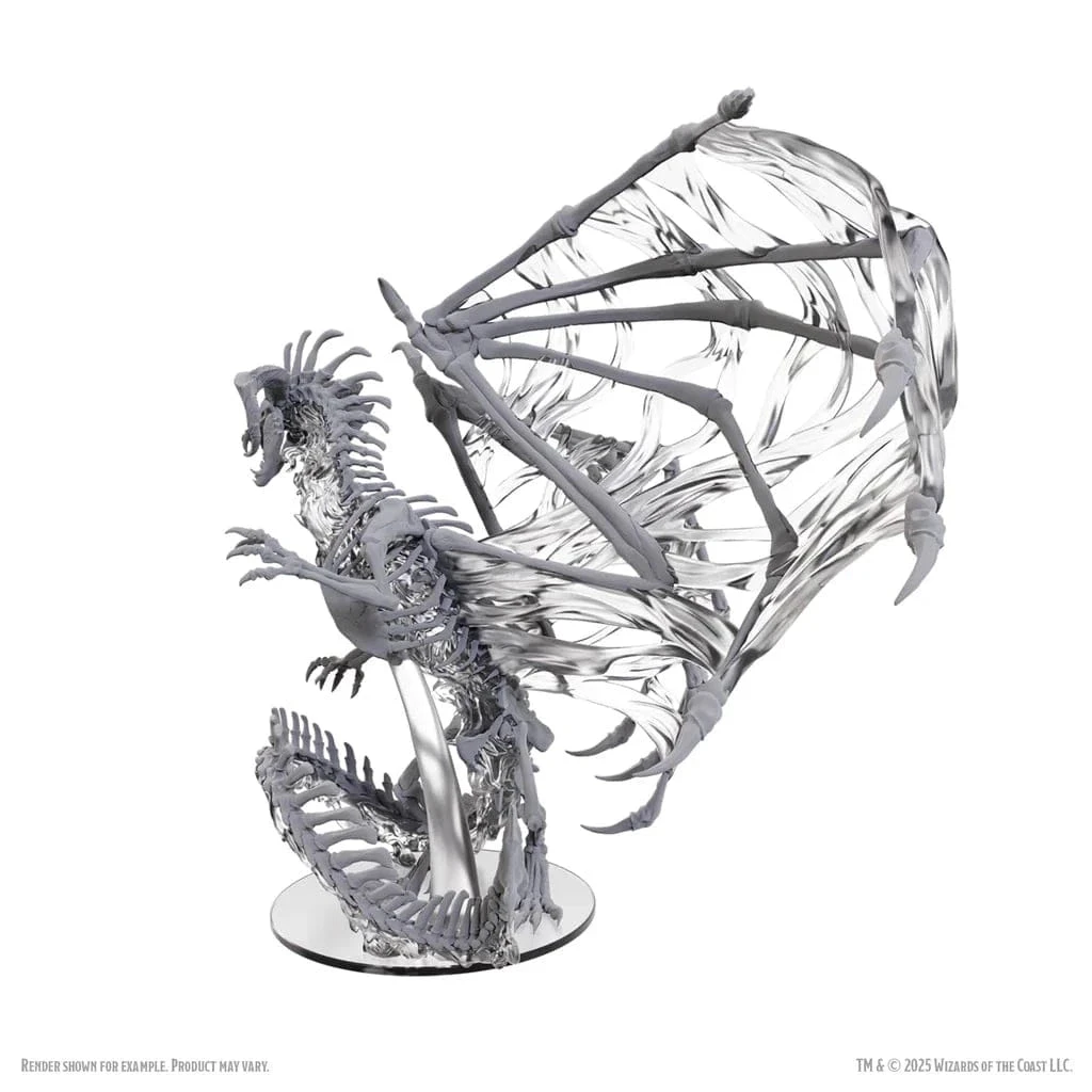 Dungeons & Dragons: Nolzur's Marvelous Unpainted Miniatures - Black Dracolich Boxed Miniature (Pre-Order) 2 Dungeons & Dragons: Nolzur's Marvelous Unpainted Miniatures - Black Dracolich Boxed Miniature (Pre-Order) - Image 2