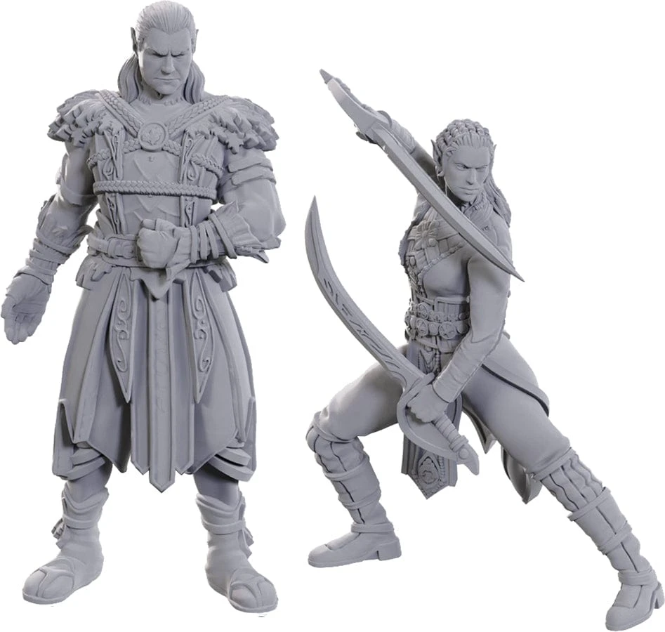Dungeons & Dragons: Nolzur's Marvelous Unpainted Miniatures - Special BG3 Edition: Jaheira & Halsin 1 Dungeons & Dragons: Nolzur's Marvelous Unpainted Miniatures - Special BG3 Edition: Jaheira & Halsin